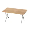 Snow Peak Renewed Single Action Low Table Bamboo -Campsite equipment LV 100TR 02