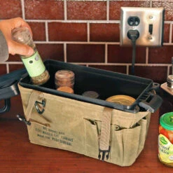 Post General Waxed Canvas Ammo Tool Box -Campsite equipment Life 01 4047f95f cef8 4412 a52b d53410359023