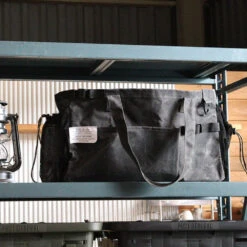 Post General Waxed Canvas Tool Bag Rectangle - Grey -Campsite equipment Life 02 a3486425 6211 4c53 9460 3931f1e89608