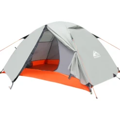 Campsite equipment 22 Hewolf 2 Person Double Layer Aluminum Pole Tent