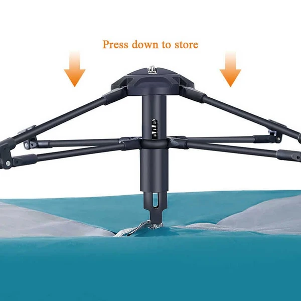 Hewolf Auto 4 Person Tent Teal 8 Hewolf Auto 4 Person Tent Teal - Image 6