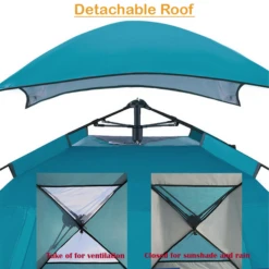Hewolf Auto 4 Person Tent Teal 16 Hewolf Auto 4 Person Tent Teal -Campsite equipment MON 2011 TEAL 8 600x600 d9a2104b c0aa 4478 86e1 23d1034b0ba0