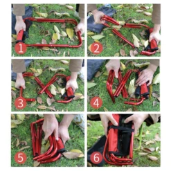 Camp Leader Portable Folding Stool -Campsite equipment MON30 12