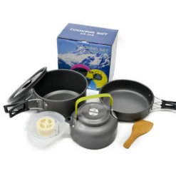 Camp Leader Camping Cookset 2-3 Person -Campsite equipment MON43 5