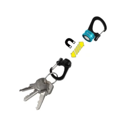 Nite Ize SlideLock® 360° Magnetic Locking Dual Carabiner - Blue 10 Nite Ize SlideLock® 360° Magnetic Locking Dual Carabiner - Blue -Campsite equipment MSBL 03 R7 4
