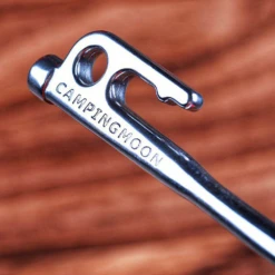 Campingmoon Stainless Steel Tent Pegs Silver -Campsite equipment R26 8 7