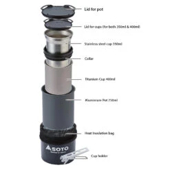 Soto ThermoStack Combo Cookset -Campsite equipment SOD 521 02