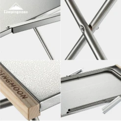 Campingmoon Bonfire Foldable Table -Campsite equipment T 380 1T 5