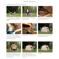 DoD Ouchi Tent -Campsite equipment T4 825 BL 15