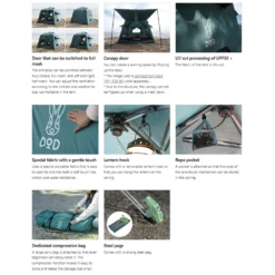 DoD Ouchi Tent -Campsite equipment T4 825 BL 4