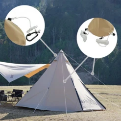 DoD Tongari Hat - One Pole Tent Cap -Campsite equipment TG1 768 BK 9 600x600 7d734073 3cea 44a0 97db 9b3ae19c47c6