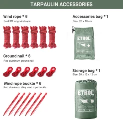 Etrol Flying Squirrel Rainfly Tarp -Campsite equipment TM LJ 32 Ge 06 ddab9b9b 732f 4a96 ac9b abd35a39810e