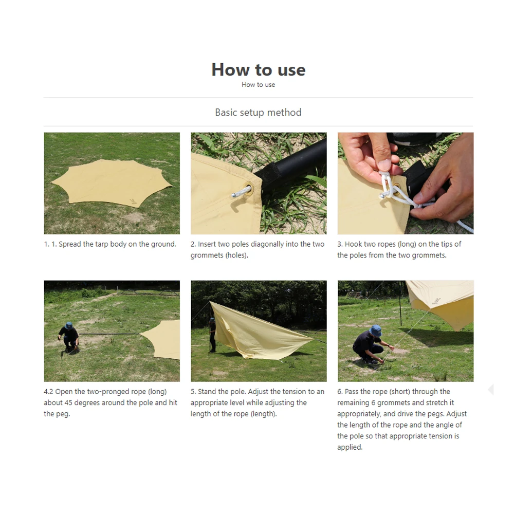 DoD Okura Tarp - Black 10 DoD Okura Tarp - Black - Image 8