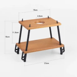 Thous Winds Solid Wood Coffee Table -Campsite equipment TW9016 08