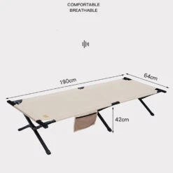 Adventurer Tanxianzhe Portable Campbed Khaki -Campsite equipment TXZ 0524 04