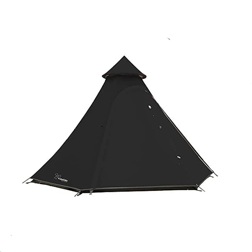 Vidalido Cone Teepee Tent - Black 3 Vidalido Cone Teepee Tent - Black