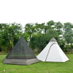 Vidalido Cone Teepee Tent - Black 11 Vidalido Cone Teepee Tent - Black -Campsite equipment VIDALIDOCONETEEPEETENTBLACK 06