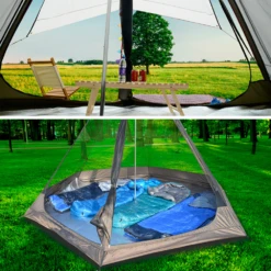 Vidalido Cone Teepee Tent - Black 12 Vidalido Cone Teepee Tent - Black -Campsite equipment VIDALIDOCONETEEPEETENTBLACK 4