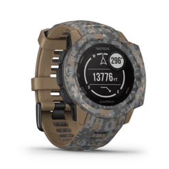 Garmin Instinct Tactical Camo GPS Smartwatch 21 Garmin Instinct Tactical Camo GPS Smartwatch -Campsite equipment instinct tractical camo tan image 03