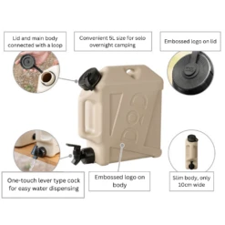 DoD Jiminy Water Tank Solo 4.5L 35 DoD Jiminy Water Tank Solo 4.5L -Campsite equipment jiminy