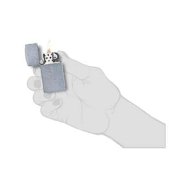 Zippo 1607 Slim® Street Chrome™ - Refillable Windproof Lighter -Campsite equipment zippo 1607 4