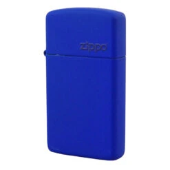 Zippo 1630ZL Slim Royal Blue Matte With Zippo Logo - Refillable Windproof Lighter -Campsite equipment zippo 1630 5
