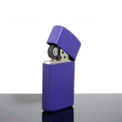 Zippo 1637ZL Slim Purple Matte With Zippo Logo - Refillable Windproof Lighter -Campsite equipment zippo 1637ZL 4