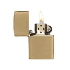 Zippo 204 Brushed Solid Brass - Refillable Windproof Lighter 8 Zippo 204 Brushed Solid Brass - Refillable Windproof Lighter -Campsite equipment zippo 204 2