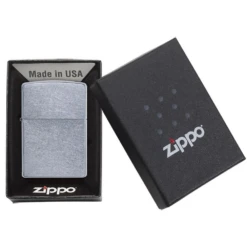 Zippo 207 Classic Street Chrome - Refillable Windproof Lighter -Campsite equipment zippo 207 1
