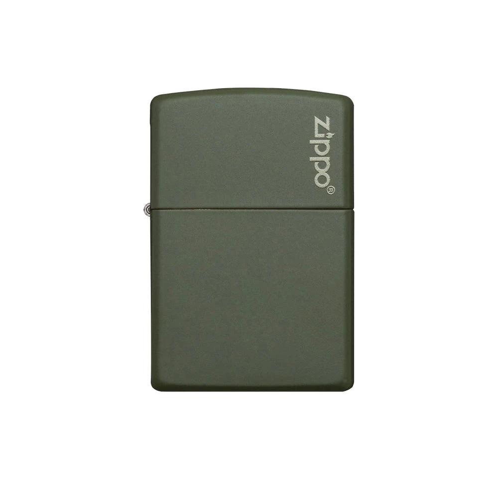 Zippo 221ZL Green Matte With Zippo Logo - Refillable Windproof Lighter 3 Zippo 221ZL Green Matte With Zippo Logo - Refillable Windproof Lighter