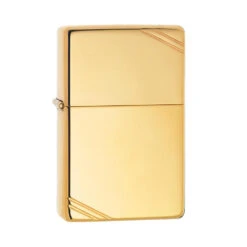 Zippo 270 High Polish Brass Vintage With Slashes - Refillable Windproof Lighter -Campsite equipment zippo 270 2