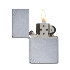 Zippo 267 Street Chrome™ Vintage With Slashes - Refillable Windproof Lighter -Campsite equipment zippo eric 4